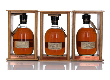 View full screen - View 1 of Lot 183. The Glenrothes Limited Release 43.0 abv 1975 (3 BT 75cl).