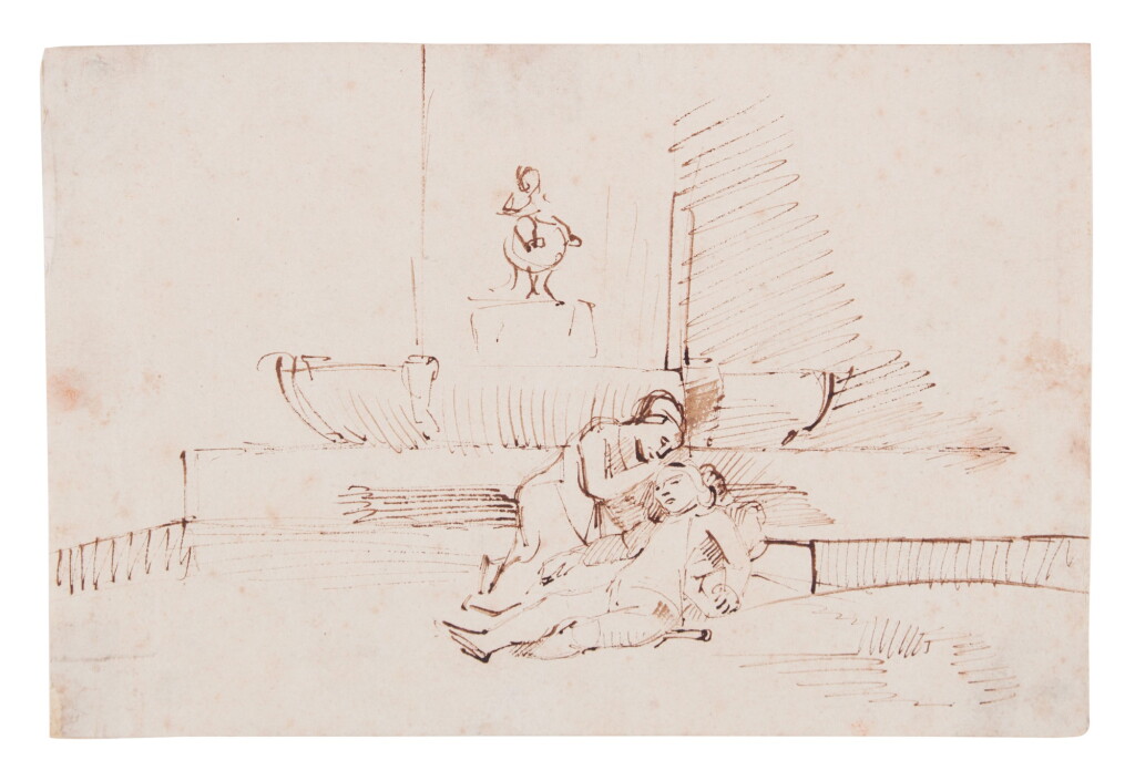 View full screen - View 1 of Lot 92. Thisbe discovers the dead Pyramus.