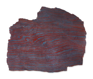 View full screen - View 1 of Lot 70. BANDED IRON SLAB – STROMATOLITE.