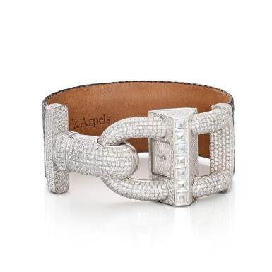 View full screen - View 1 of Lot 1803. 'Cadenas' Diamond Wristwatch | 梵克雅寶 | 'Cadenas' 鑽石 腕錶.