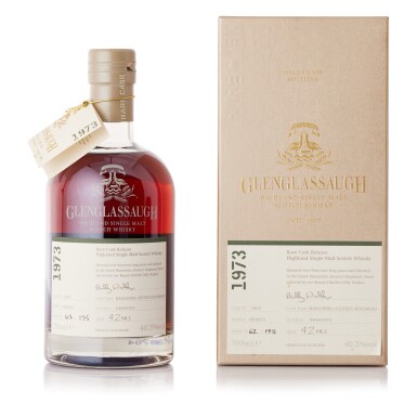 View full screen - View 1 of Lot 402. Glenglassaugh Rare Cask Release 42 Year Old Cask #1865 40.5 abv 1973 (1 BT70).
