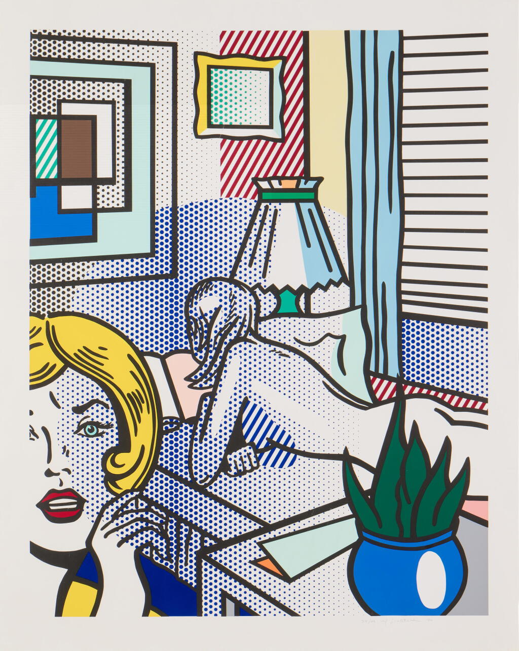 View full screen - View 1 of Lot 174. Roommates, from the Nudes series (Corlett 282; RLCR 4314).