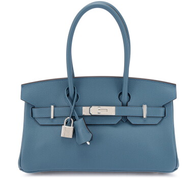 View full screen - View 1 of Lot 570. Bleu Tempete Evercolor Shoulder Birkin Light 29 Palladium Hardware, 2026.