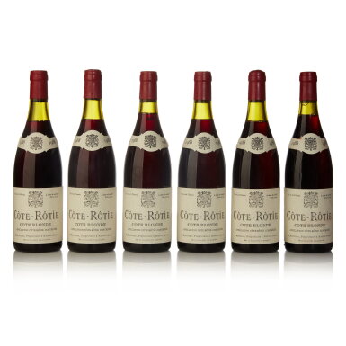 View full screen - View 1 of Lot 493. Côte Rôtie, Côte Blonde 1988 René Rostaing (12 BT).