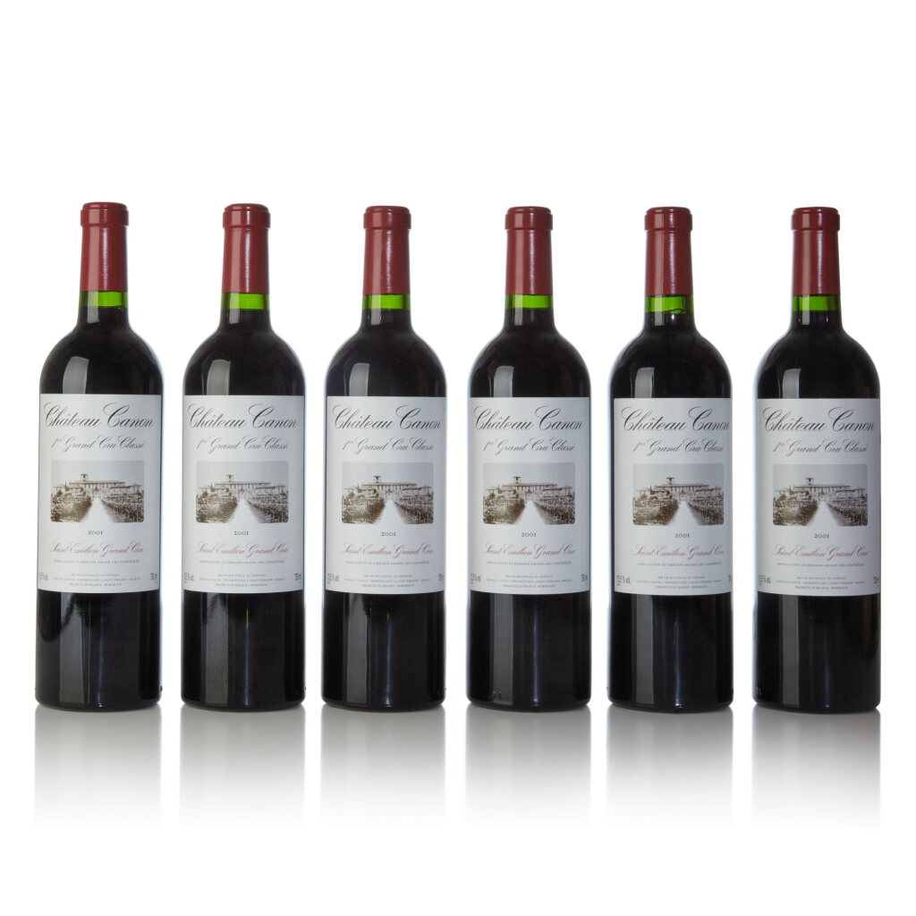 View full screen - View 1 of Lot 81. Château Canon 2001 (12 BT).