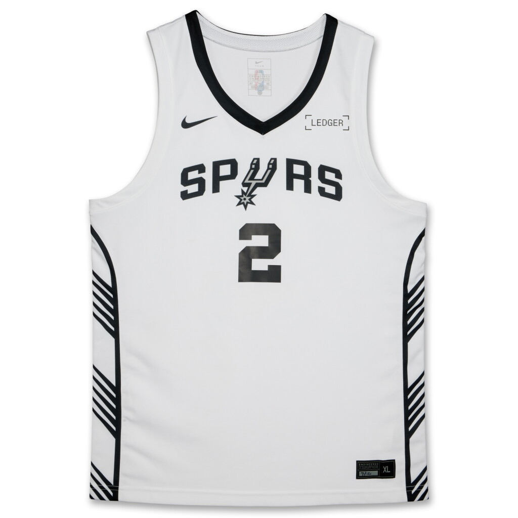 View full screen - View 1 of Lot 1. Dylan Harper San Antonio Spurs 2025 NBA Summer League Game Worn Jersey | NBA 2K26 Summer League Debut .