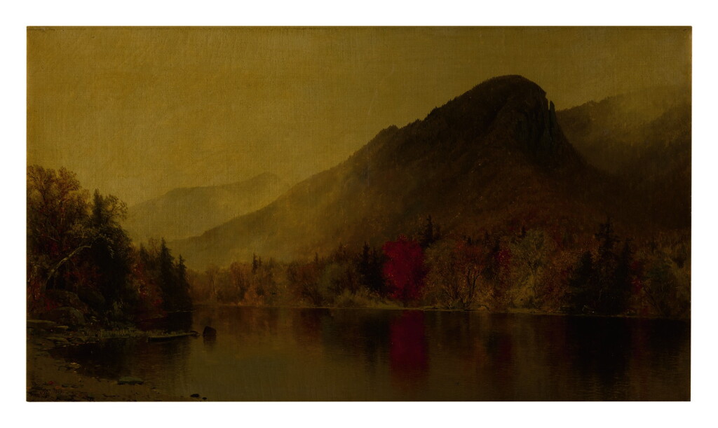 View full screen - View 1 of Lot 38. JERVIS MCENTEE | EAGLE CLIFF, FRANCONIA, NEW HAMPSHIRE.