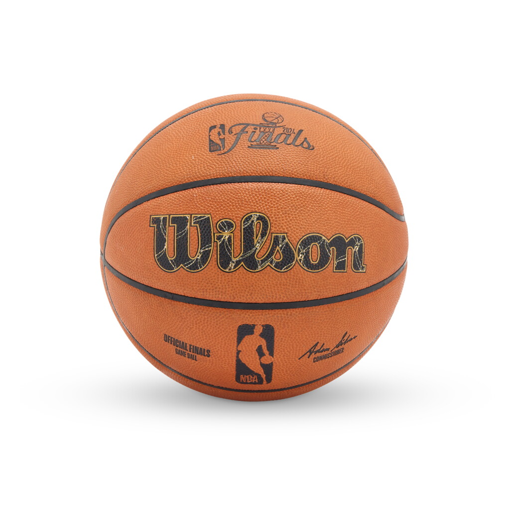 View full screen - View 1 of Lot 30. Game Used ‘2024 NBA Finals’ Ball | Game 3.