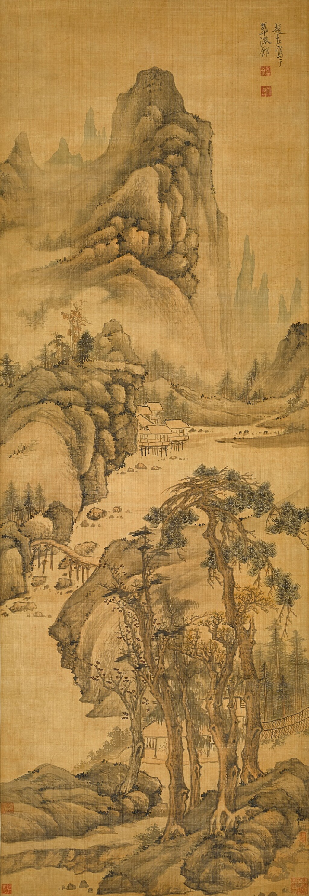 View full screen - View 1 of Lot 2597. 趙左 山水圖|Zhao Zuo, Landscape.