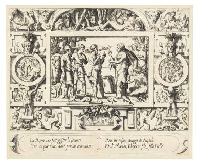 View full screen - View 1 of Lot 3. RENÉ BOYVIN | HISTOIRE DE JASON ET DE LA CONQUÊTE DE LA TOISON D'OR (ROBERT-DUMESNIL 39-64).