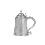 An American Silver Tankard, William Cowell, Sr., Boston, circa 1735
