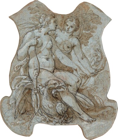View full screen - View 1 of Lot 695. Jupiter, in the Guise of Diana, Seducing Callisto.