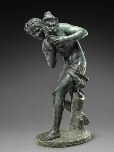 View full screen - View 1 of Lot 18. Satyr with a Mask.