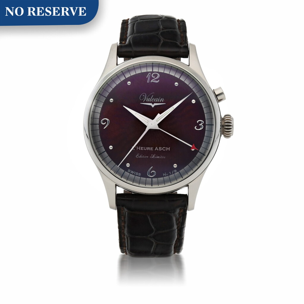 View full screen - View 1 of Lot 44. RETAILED BY L'HEURE ASCH: CRICKET CLASSIC 1951, REF 130322.154 LIMITED EDITION WHITE GOLD ALARM WRISTWATCH CIRCA 2008.