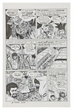 ED PISKOR | "Ramellzee & Basquiat". Original artwork from page 75, volume 2 of "The Hip Hop Family Tree", 2015
