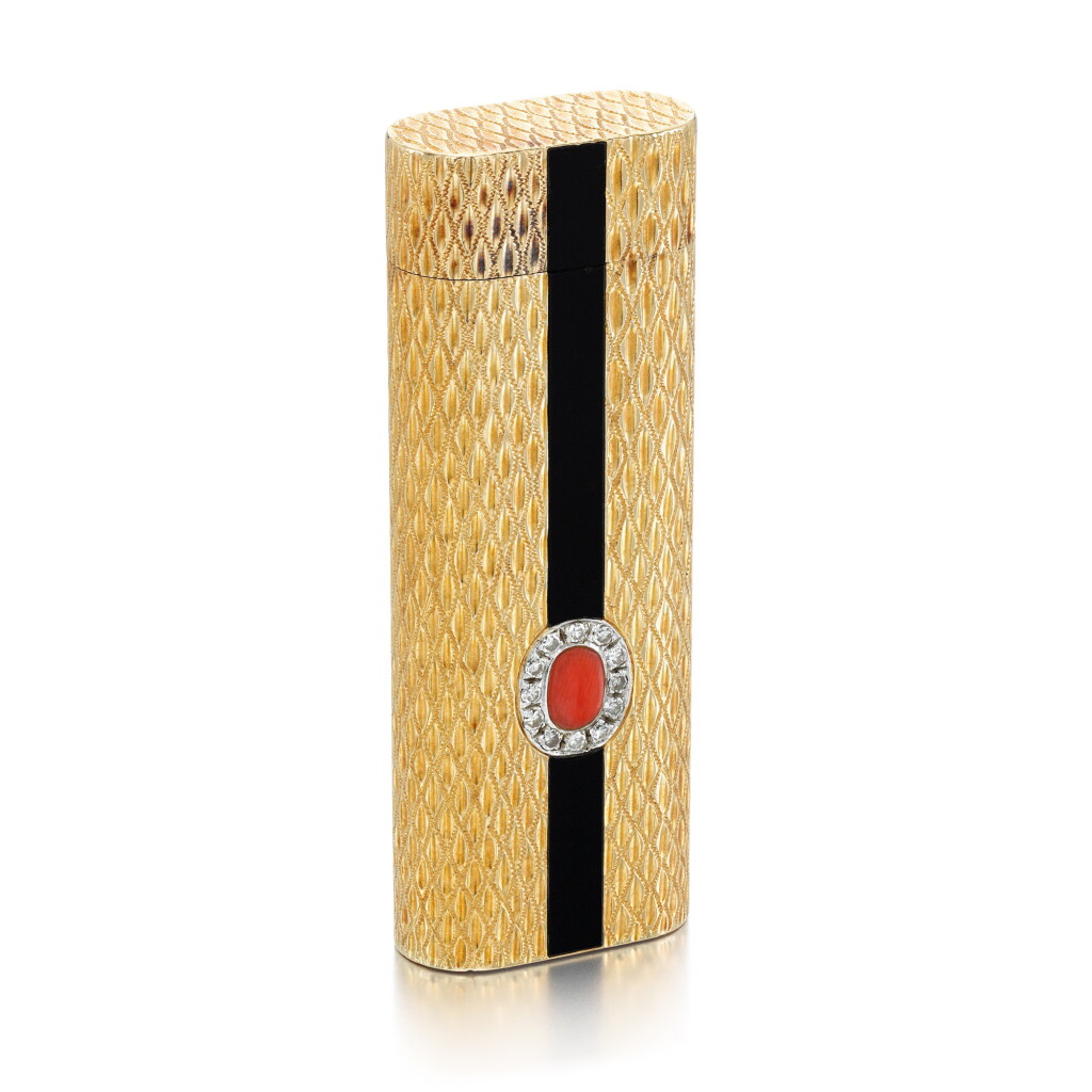 View full screen - View 1 of Lot 194. Coral lighter, 1950s.