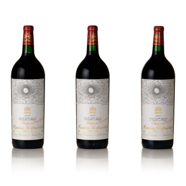 View full screen - View 1 of Lot 883. Château Mouton Rothschild 2002 (6 MAG).