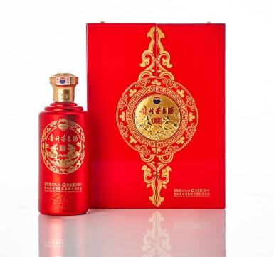 View full screen - View 1 of Lot 6288. 2011年貴州茅台貴賓紅龍紀念版 Kweichow Moutai Red Dragon 2013 (1 BT50).