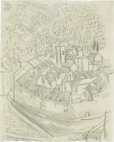 View full screen - View 1 of Lot 1253. Raoul Dufy 拉烏爾・ 杜菲 | Vence 旺斯.