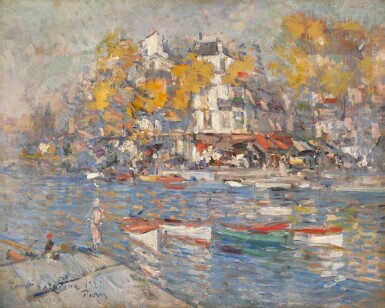 View full screen - View 1 of Lot 165. View of Paris.