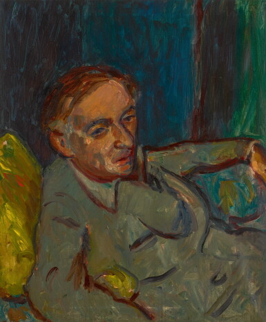 View full screen - View 1 of Lot 150. SIR MATTHEW SMITH | PORTRAIT OF ERNEST MILTON.