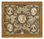 Charles II Needlework and Stumpwork Picture, Third Quarter 17th Century