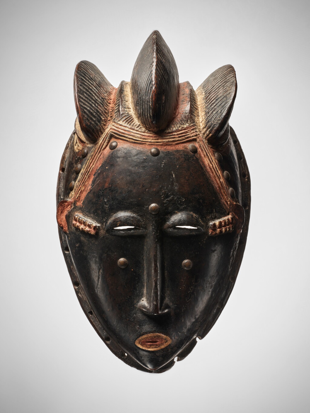 View full screen - View 1 of Lot 38. Baule Mask, Côte d’Ivoire.
