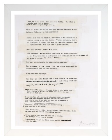 View full screen - View 1 of Lot 16. Untitled (Study for Joke Painting).