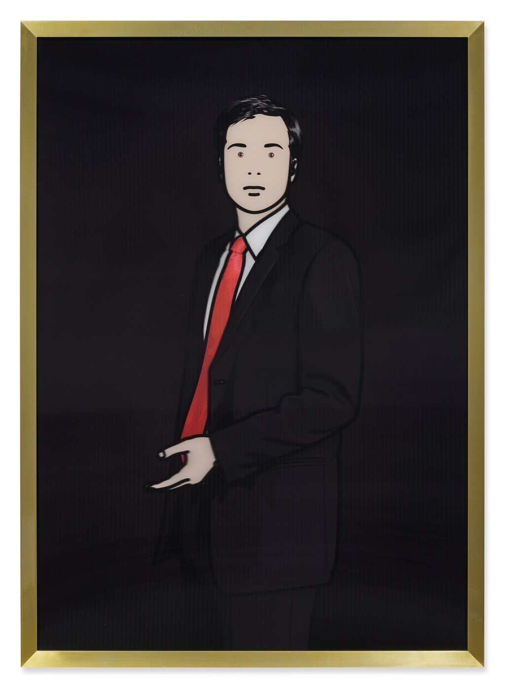 View full screen - View 1 of Lot 305. Guilherme with red tie..