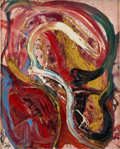 View full screen - View 1 of Lot 541. Kazuo Shiraga 白髮一雄 | Untitled 無題.