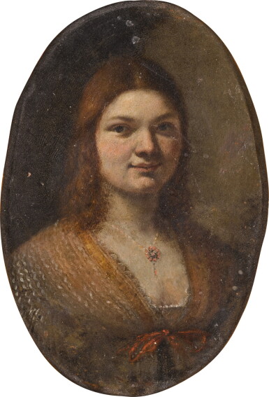 View full screen - View 1 of Lot 44. Portrait of a lady.