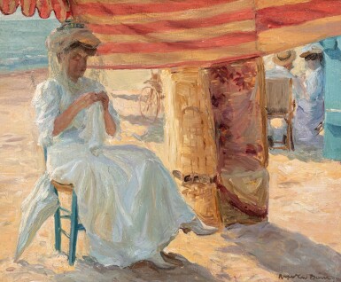 View full screen - View 1 of Lot 187. À la plage.