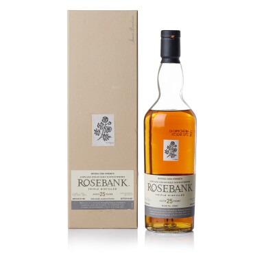 View full screen - View 1 of Lot 3377. Rosebank 25 Year Old Natural Cask Strength 61.4 abv 1981 (1 BT70).