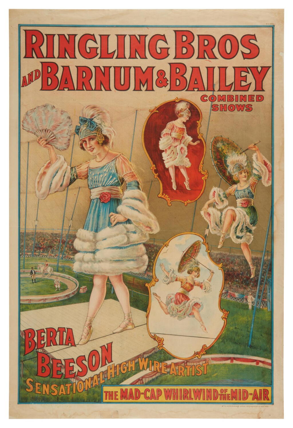 View full screen - View 1 of Lot 60. Beeson, Berta (Herbert "Slats" Beeson) | The Mad-Cap Whirlwind of Mid-Air.