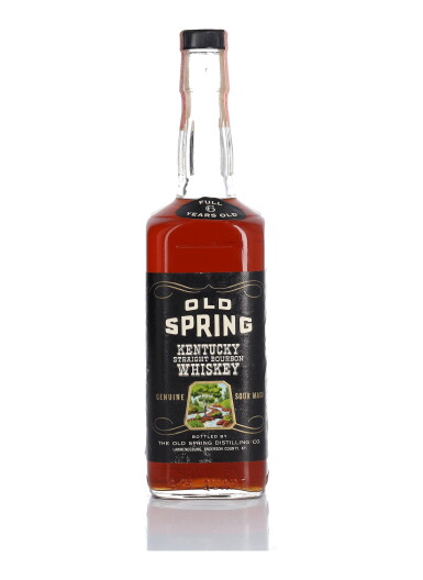 View full screen - View 1 of Lot 172. Old Spring 6 Year Old 86 Proof NV (1 BT 4/5 Quart).