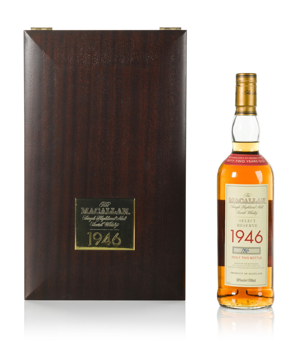 View full screen - View 1 of Lot 4. The Macallan Select Reserve 52 Years Old 40.0 abv 1946 .