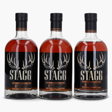 View full screen - View 1 of Lot 2546. Stagg Jr Mixed Case NV (3 Bottles 75cl).