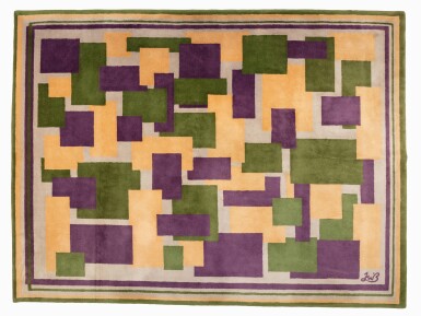 View full screen - View 1 of Lot 46. Tapis, pièce unique.