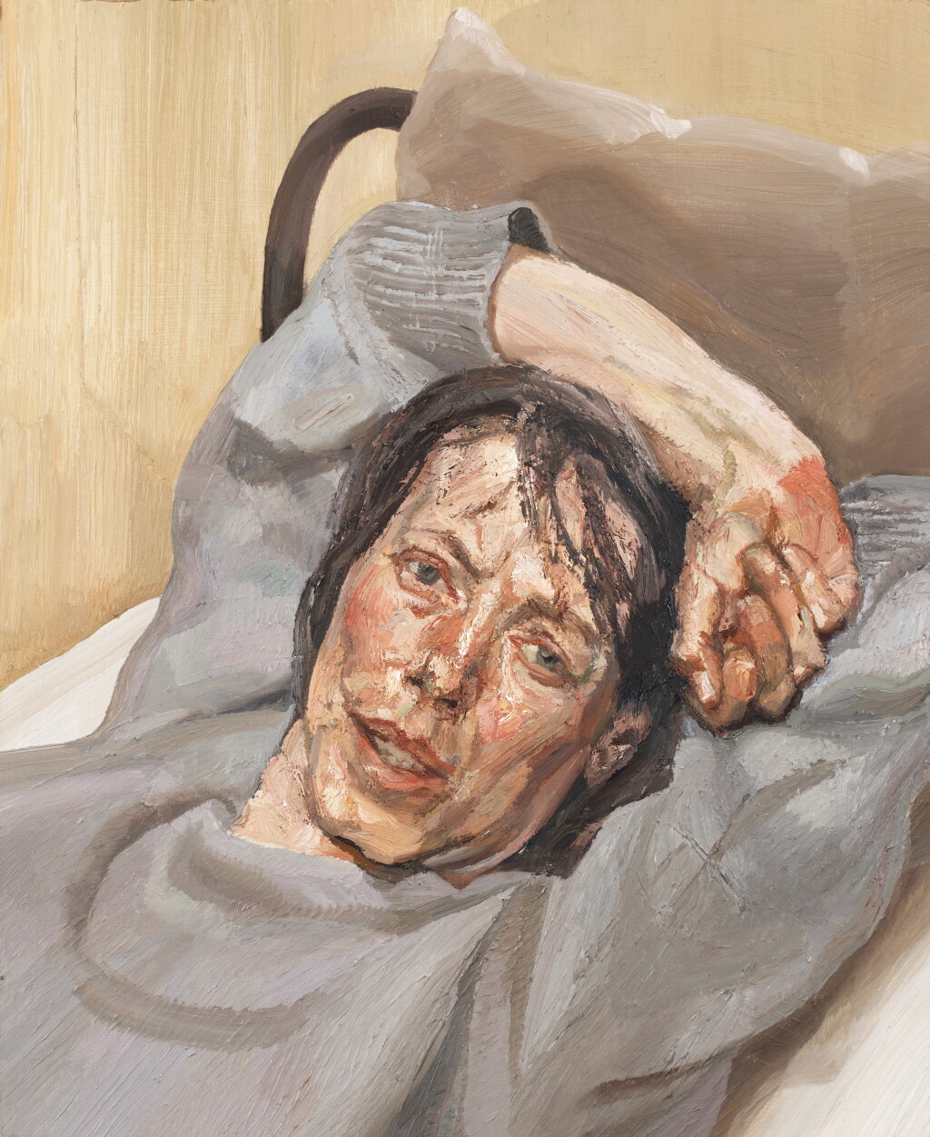 View full screen - View 1 of Lot 18. Woman in a Grey Sweater.