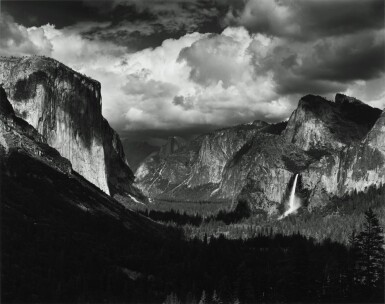 View full screen - View 1 of Lot 1. 'Yosemite Valley, Thunderstorm, Yosemite National Park, California'.