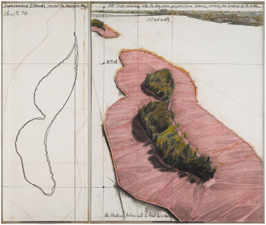 View full screen - View 1 of Lot 16. Surrounded Islands (Project for Biscayne Bay, Greater Miami, Florida).
