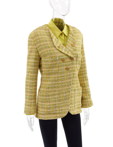 CHANEL | MULTICOLOR TWEED JACKET WITH MATCHING BRA AND BLOUSE | Chanel: Handbags and Accessories | 2020 | Sotheby's