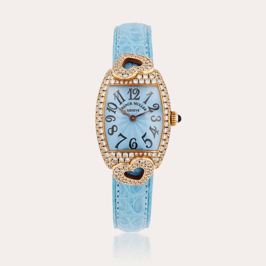 View full screen - View 1 of Lot 406. Coeur, reference 2250 QZ HJ Montre bracelet en or jaune sertie de diamants | Yellow gold and diamond-set wristwatch Vers 2005 | Circa 2005.