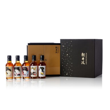 View full screen - View 1 of Lot 5054. 輕井澤 "金屋藏嬌" Karuizawa 1999 & 2000 "The Golden House of Five Mistresses" Mini Set NV (5 BT18).