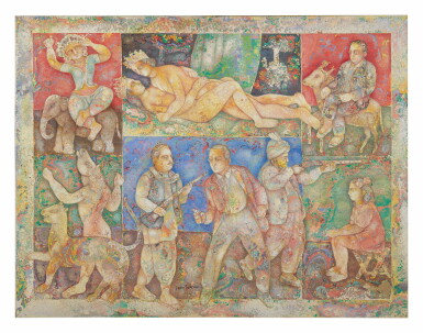 View full screen - View 1 of Lot 1815. SAKTI BURMAN | LOVE AND VIOLENCE.