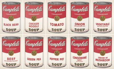 View full screen - View 1 of Lot 13. Campbell’s Soup I.