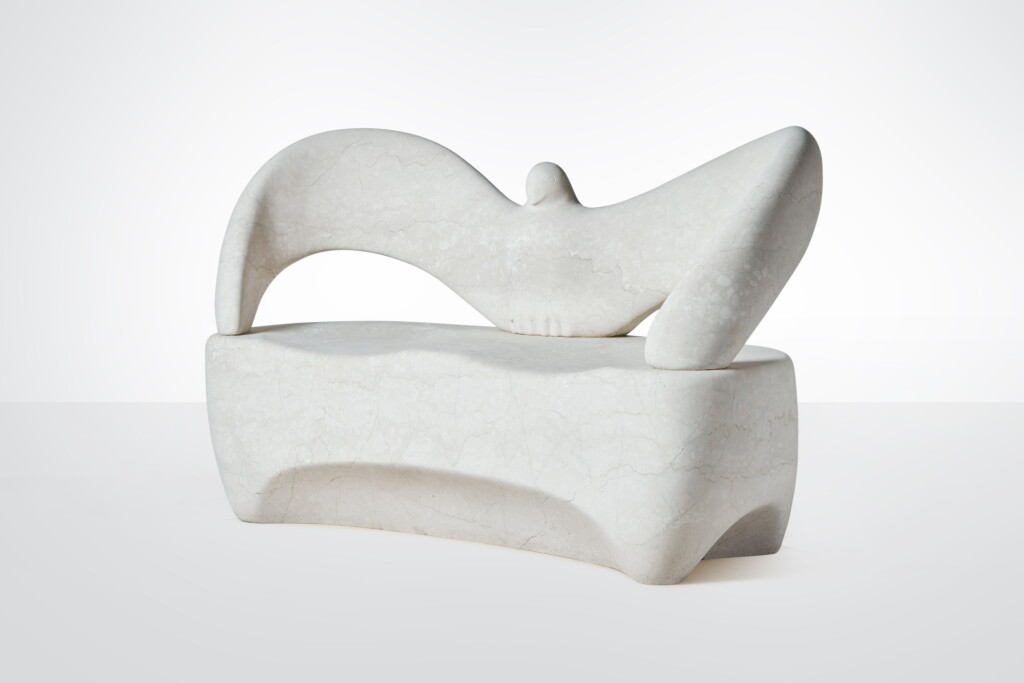View full screen - View 1 of Lot 138. "Dove" Bench.