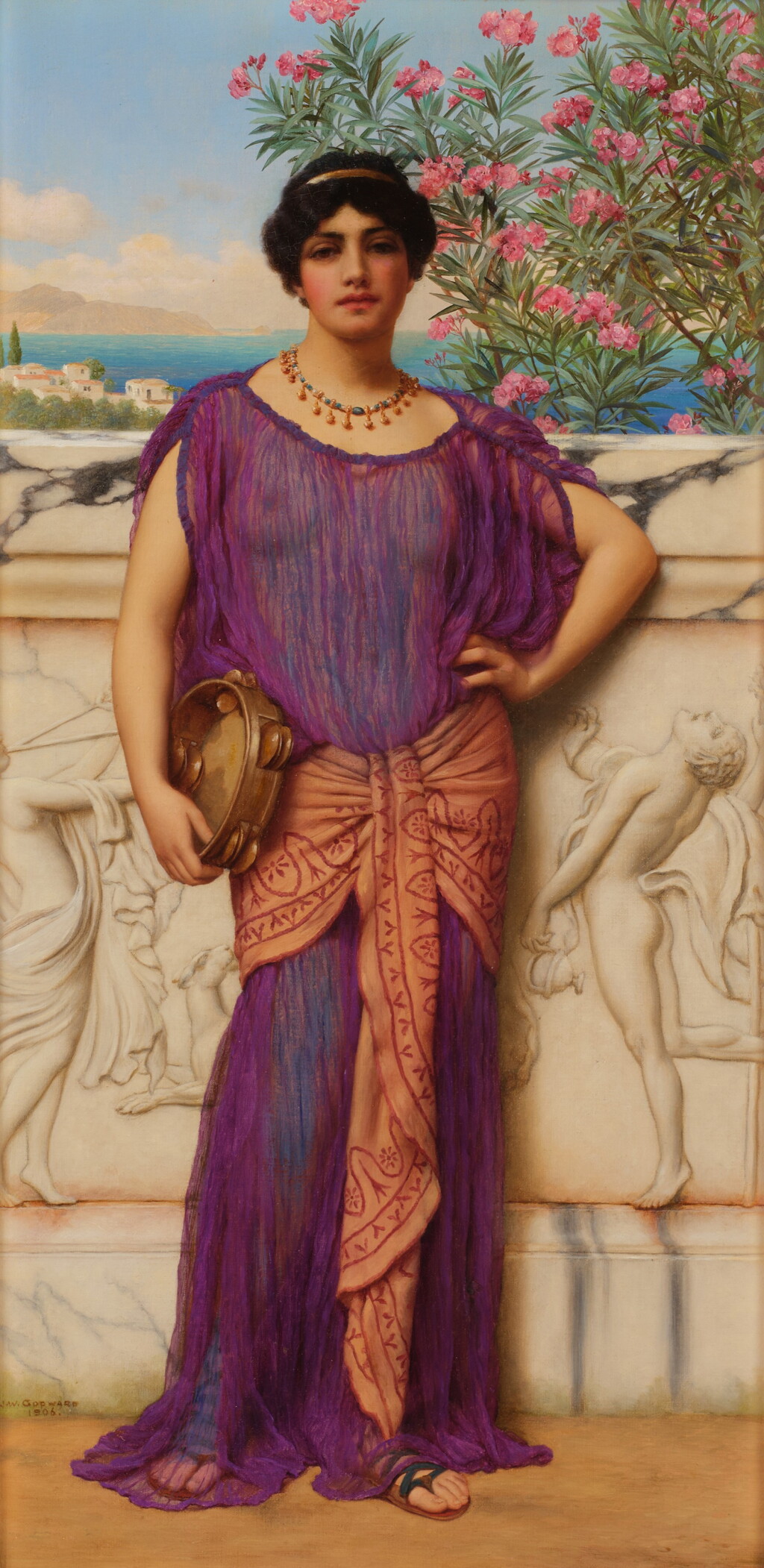 View full screen - View 1 of Lot 116. Tambourine Girl.