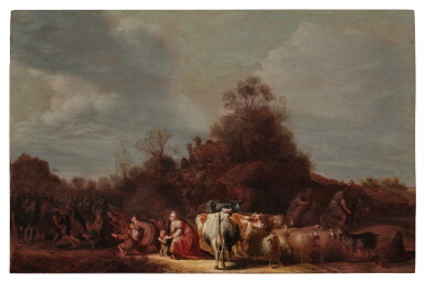 View full screen - View 1 of Lot 541. The meeting of Jacob and Esau.