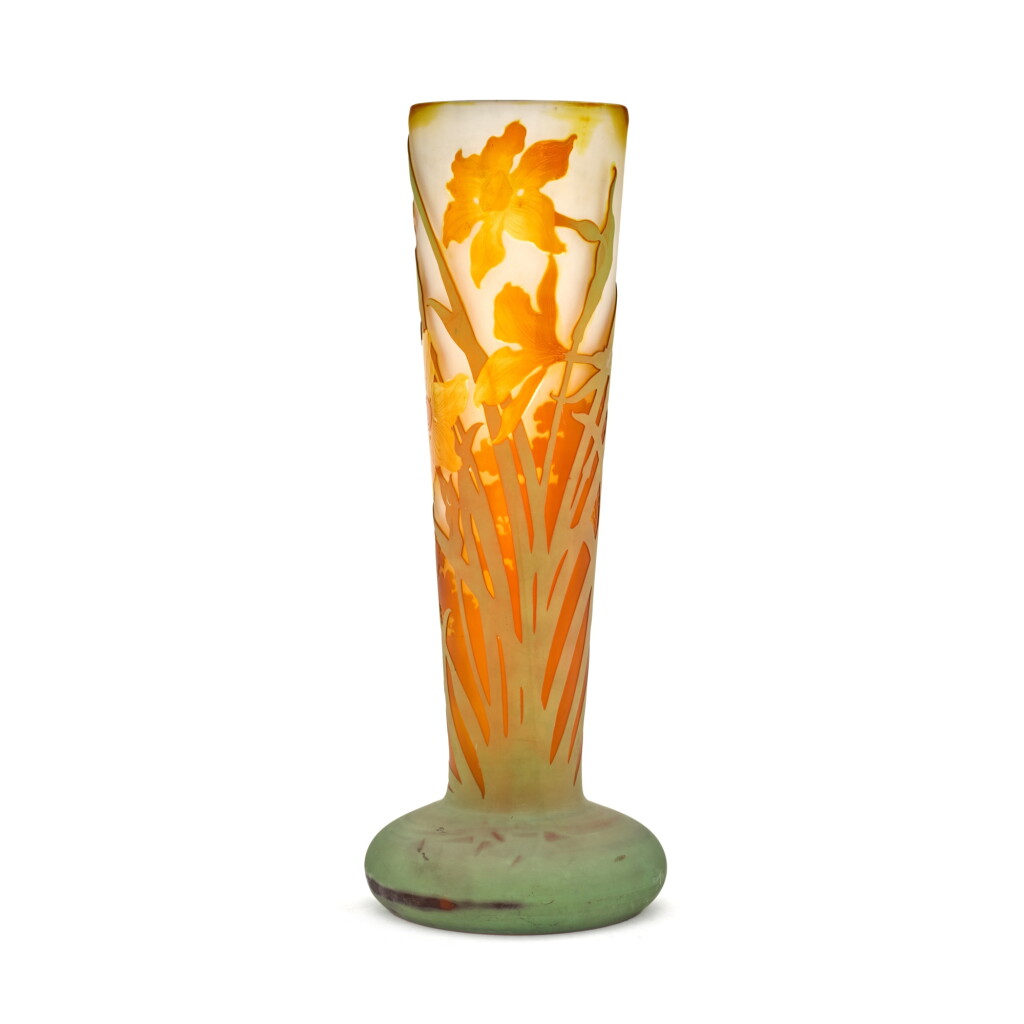 View full screen - View 1 of Lot 569. Jonquille vase, circa 1905-1908.